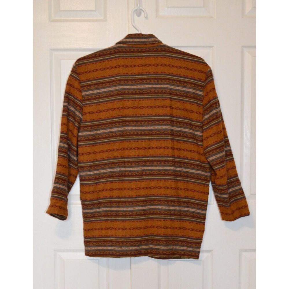 GSL‎ Vintage Blazer Women's M Southwestern Aztec Wool Blend USA - Picture 5 of 16